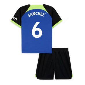 Tottenham Hotspur Davinson Sanchez #6 Bortedraktsett Barn 2022-23 Kortermet (+ Korte bukser)